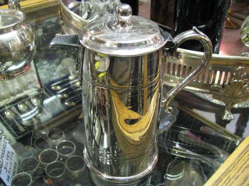 #$#$ VERY NICE EP BRITANNIA METAL TEAPOT....  $#$#