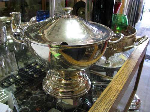 PLATED SOUP BOWL WITH LID