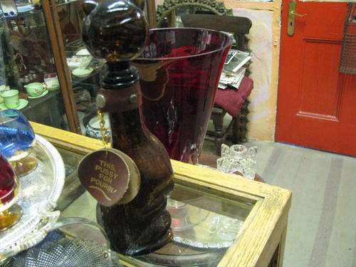 @%@% TALL CAT DECANTER @%@%
