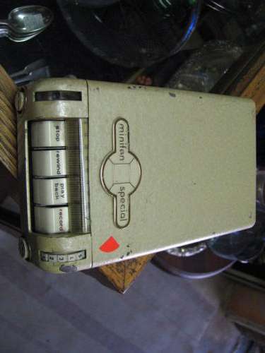 ## * MINIFON PORTABLE WIRE RECORDER..... SPYWARE DURING THE COLD WAR!!! (1) *##