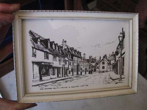 *** VINTAGE PICTURE "HIGH ST AND EAST END CIRCA 1866" (2)***