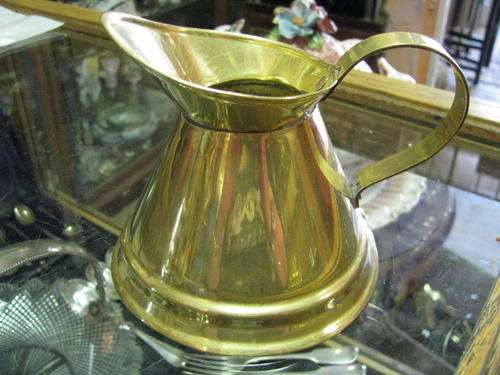 VINTAGE BRASS WATER JUG