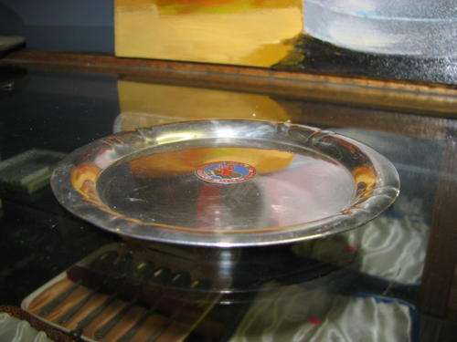 %%%% AN AFRICAN RHODES CENTENARY PLATED TRAY %%%%