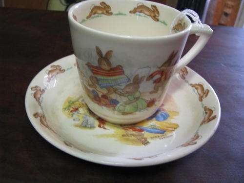 BUNNYKINS DUO SIGNED BY ARTIST BARBARA VERNON 1954