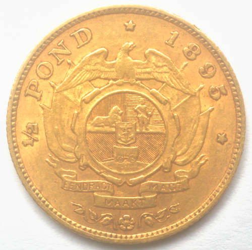 1895 ZAR Halfpond