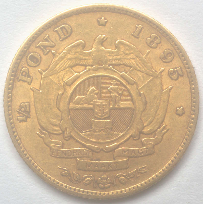 1895 ZAR Halfpond