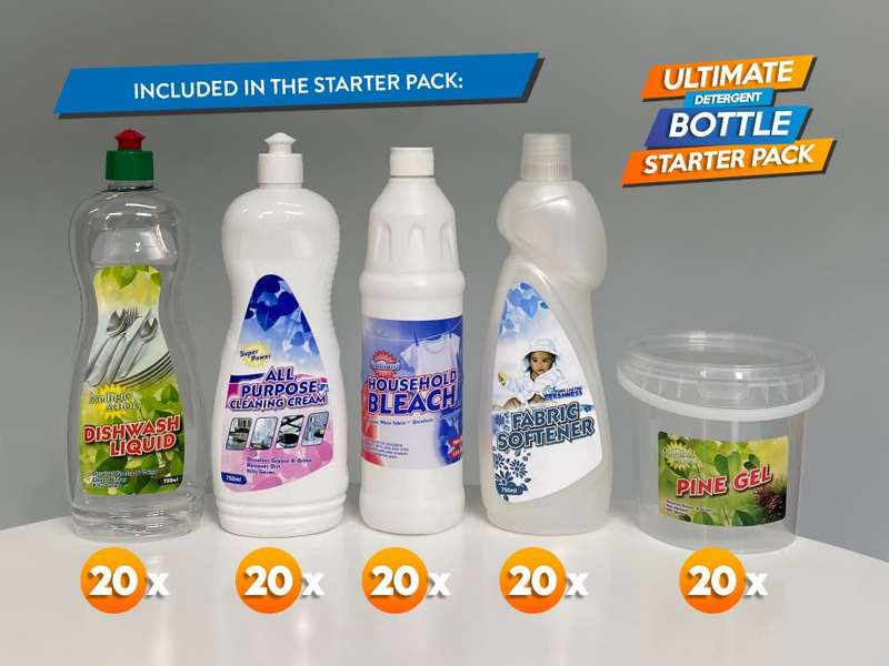 Ultimate Detergent Business Bottle Starter Pack