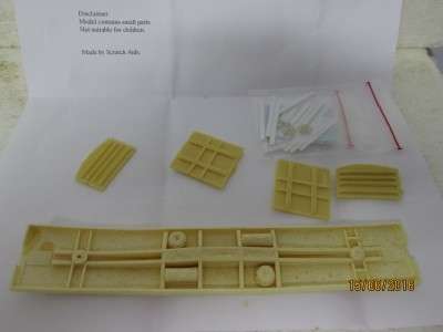 HO SCALE : SAR STJ-12 GOODS WAGON KIT - LOT 283J