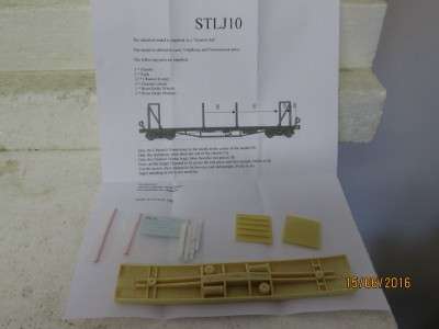 HO SCALE : SAR STLJ-10 GOODS WAGON KIT - LOT 285J