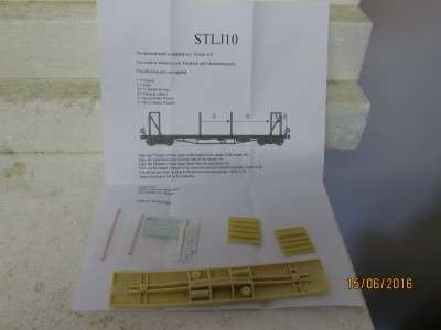 HO SCALE : SAR STLJ-10 GOODS WAGON KIT - LOT 287J