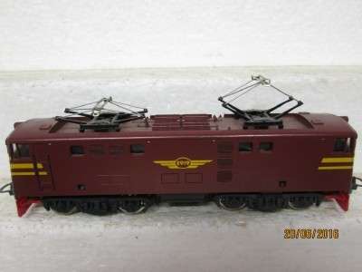 HO SCALE : LIMA SAR BROWN 5E ELECTRIC LOCO - LOT 366J