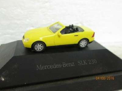 HO SCALE : HERPA MERCEDES BENZ SLK 230 - LOT 587J