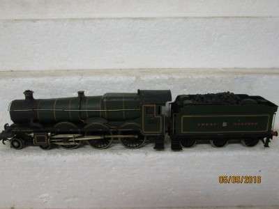 OO SCALE : 4-6-0 GREAT WESTERN BRASS STEAM LOCO - LOT 965J