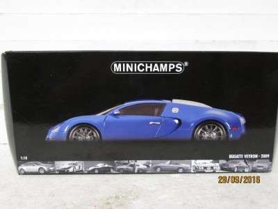 DIE CAST 1:18 SCALE MINICHAMPS BUGATTI VEYRON 2009 - LOT 328K