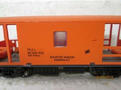 HO SCALE : SAR SHUNTERS WAGON (KIMBERLEY) - LOT 618K