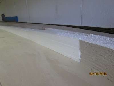 HO SCALE POLYSTYRENE 2% ELEVATION RAMP 120mm HIGH - LOT 730K
