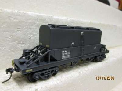 HO SCALE SAR FKD LIME CLOSED HOPPER (SPOORNET) - LOT 752K