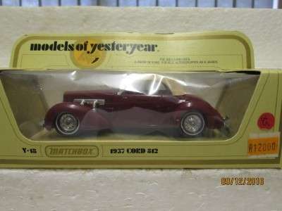 DIE CAST : MATCHBOX MODELS OF YESTERYEAR Y18-1 - LOT 948K
