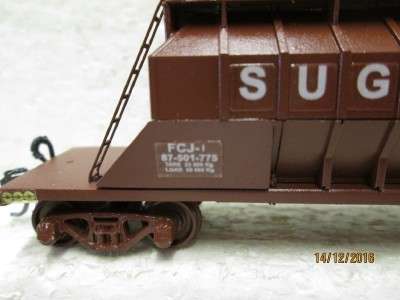 HO SCALE SAR SUGAR WAGON - LOT 41L