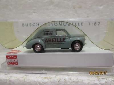 HO SCALE BUSCH RENAULT 4 CV KASTEN - LOT 553L