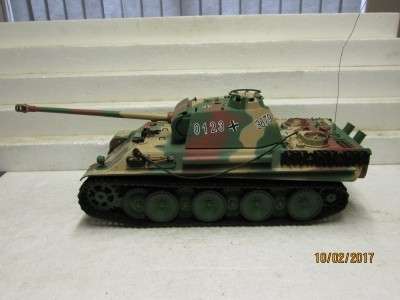 RADIO CONTROL GERMAN PANTHER TYPE G TANK 1:16 SCALE - LOT 585L