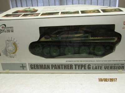 RADIO CONTROL GERMAN PANTHER TYPE G TANK 1:16 SCALE - LOT 585L