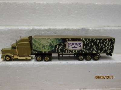 HO SCALE : HIGHSPEED PETER BILT ROAD TRUCK & TRAILER - LOT 733L