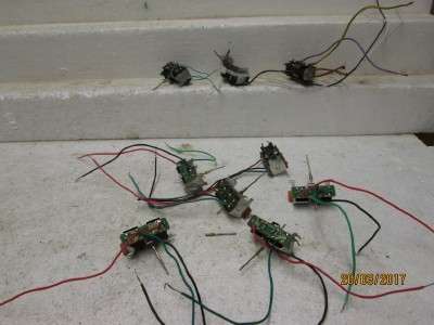 HO/OO SCALE : x9 POINT MOTORS - LOT 874L