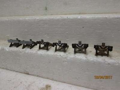 HO SCALE : FLEISCHMANN / ROCO STOP BLOCKS x6 - LOT 1M