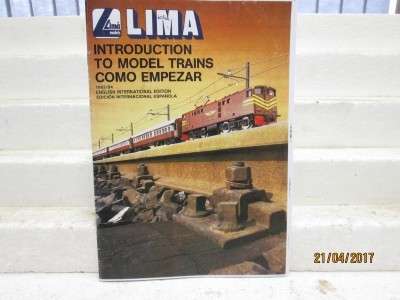 HO SCALE : LIMA 1983/84 INTRODUCTION TO MODEL TRAINS CATALOGUE (COPY) - LOT 48M