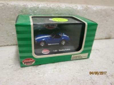 HO SCALE : MODEL POWER BLUE SHELBY COBRA - LOT 232M