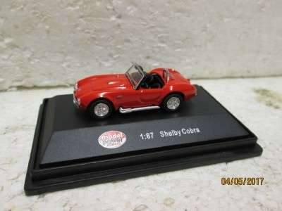 HO SCALE : MODEL POWER RED SHELBY COBRA - LOT 233M