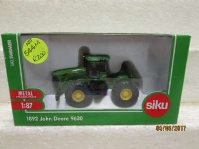 HO SCALE : SIKU JOHN DEERE 9630 ARTICULATED TRACTOR (BOXED) - LOT 544M