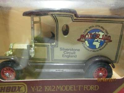 DIE CAST: MODELS OF YESTERYEAR Y-12 1912 MODEL T FORD (MOTOR 100) - LOT 563M