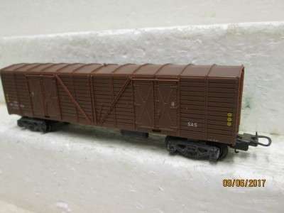 HO SCALE: SAR LIMA BROWN OZ BOX WAGON - LOT 660M