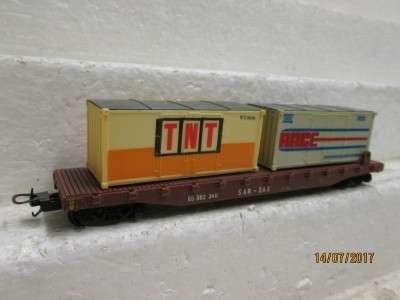 HO SCALE : LIMA SAR CONTAINER TRUCK - LOT 493N