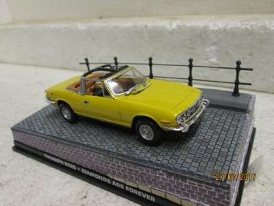 DIE CAST : 007 COLLECTION - TRIUMPH STAG  'DIAMONDS ARE FOREVER' - LOT 598N