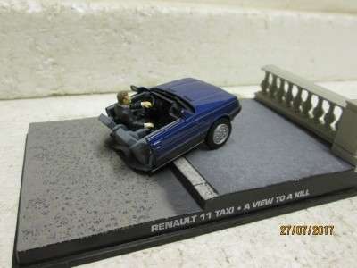 DIE CAST : 007 COLLECTION - RENAULT 11 TAXI  'A VIEW TO A KILL' - LOT 599N