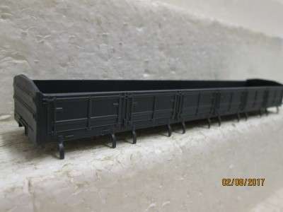 HO SCALE : CMD SAR DZ GREY WAGON BODY - LOT 730N