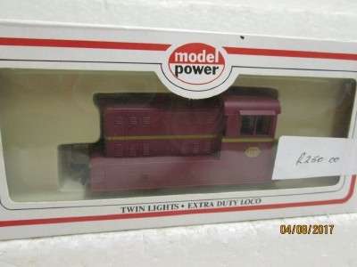 HO SCALE : MODELPOWER 17F DIESEL SHUNTER - LOT 796N