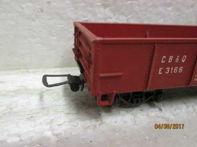 HO SCALE : RIVAROSSI BURLINGTON CONDOLA - LOT 826N
