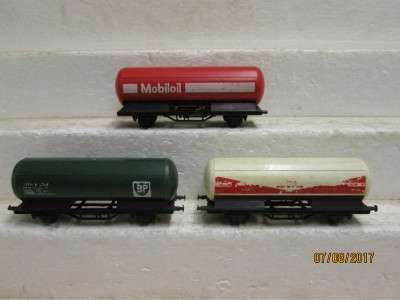 HO SCALE : LIMA GOODS TANKERS x3 - LOT 924N