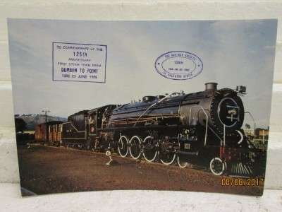 SAR CLASS 15CA STEAM LOCO : LARGE POSTCARD (A4 SIZE) - LOT 967N