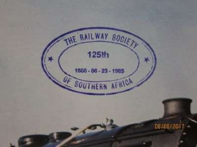 SAR CLASS 15CA STEAM LOCO : LARGE POSTCARD (A4 SIZE) - LOT 967N