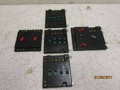HO SCALE : ATLAS CONTROL PANELS x5 - LOT 267P