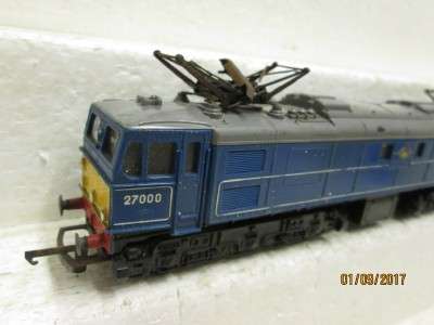 OO SCALE : TRI-ANG BR BLUE ELECTRIC LOCO - LOT 324P