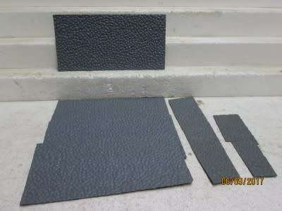 HO/OO SCALE : x4 GREY STONE PLASTIC SHEETS - LOT 358P