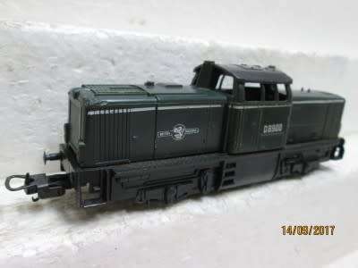 HO SCALE : LIMA BR DARK GREEN DIESEL LOCO - LOT 505P
