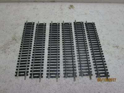 HO SCALE : LIMA TRACK x6 STRAIGHTS - LOT 686P