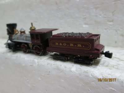 N SCALE : BACHMANN 4-4-0 STEAM LOCO - LOT 790P